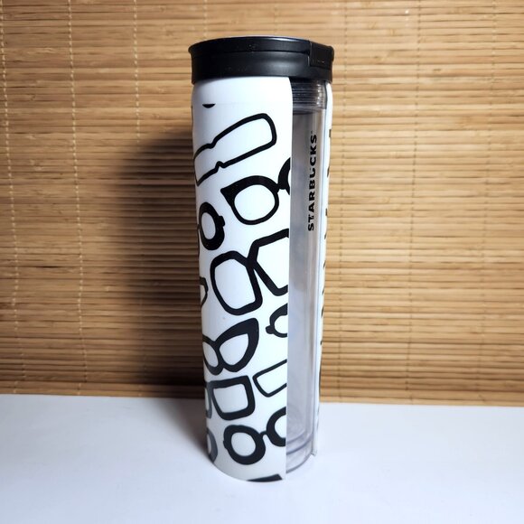 Starbucks Tumbler Removable Sunglass Case Cold Cup with lid 16oz 2013 - Picture 3 of 10